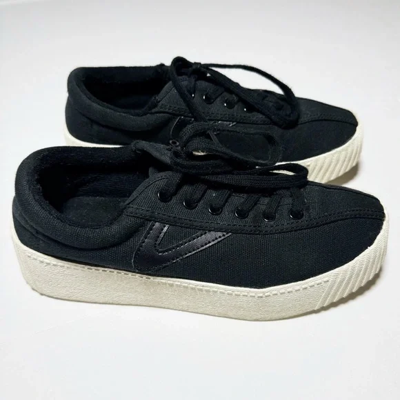 Tretorn Nylite Bold Canvas Platform Sneakers - Picture 2 of 7
